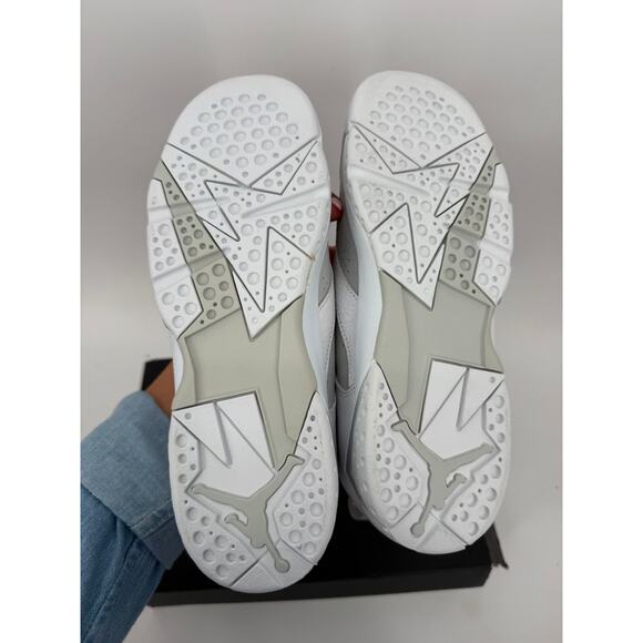 Air Jordan 7 retro bg white metallic silver - Picture 9 of 10